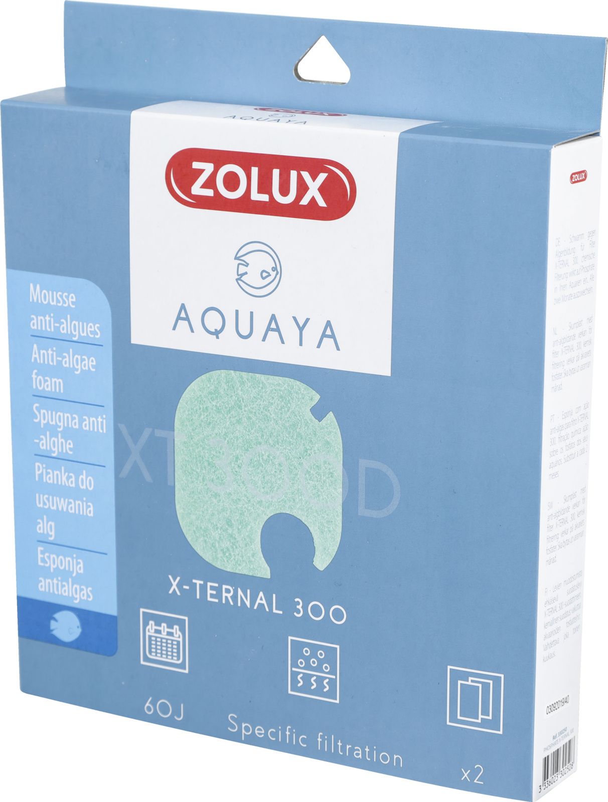 Zolux AQUAYA Wklad Phosphate Xternal 300 7544702 (3336023302508) akvārija filtrs