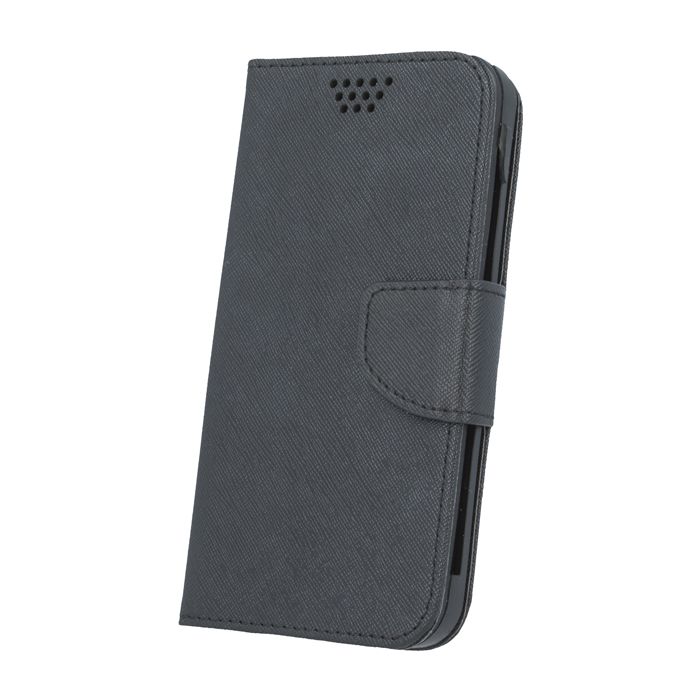 GreenGo Universal Fancy Smart Universal 5.5 Silicon Case Black maciņš, apvalks mobilajam telefonam