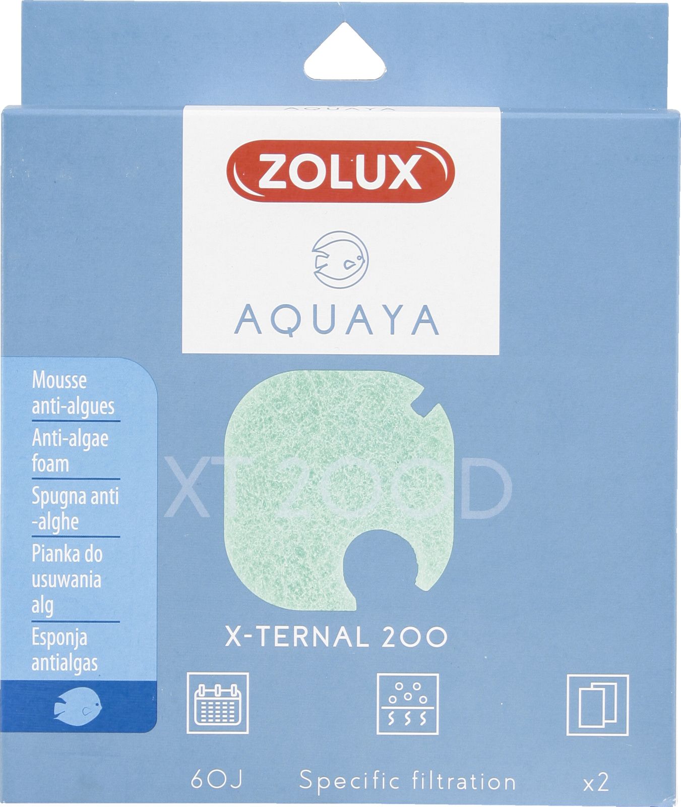 Zolux AQUAYA Wklad Phosphate Xternal 200 7544701 (3336023302454) akvārija filtrs