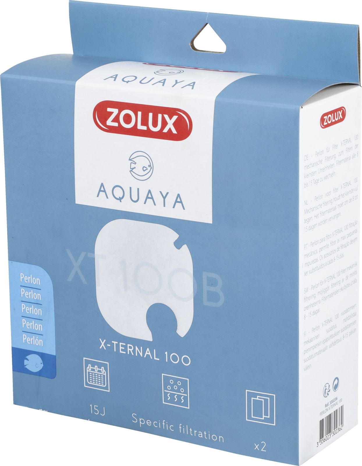 Zolux AQUAYA Wklad Perlon Xternal 100 7544691 (3336023302362) akvārija filtrs