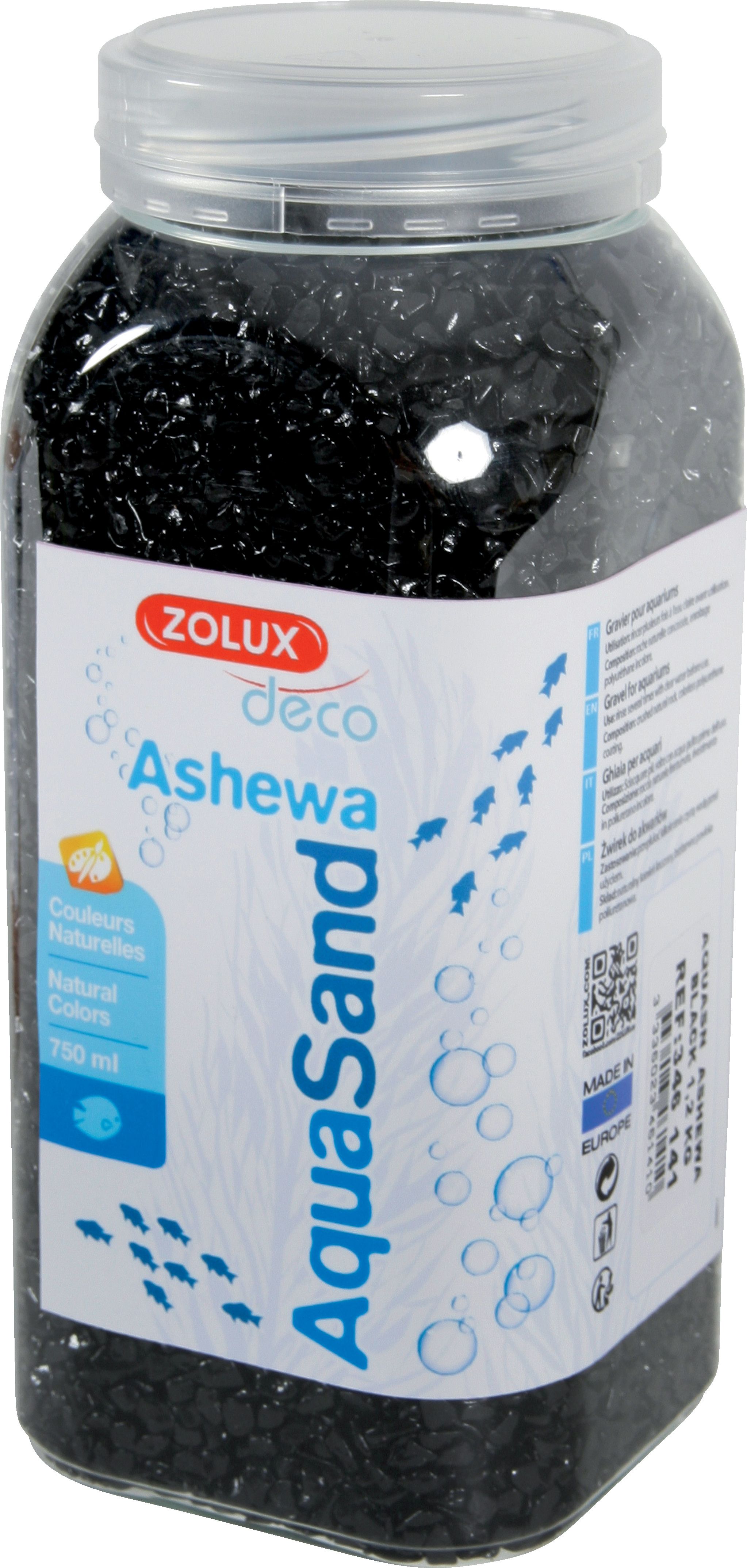 Zolux Aquasand ASHEWA czarny 750 ml 7544641 (3336023461410)