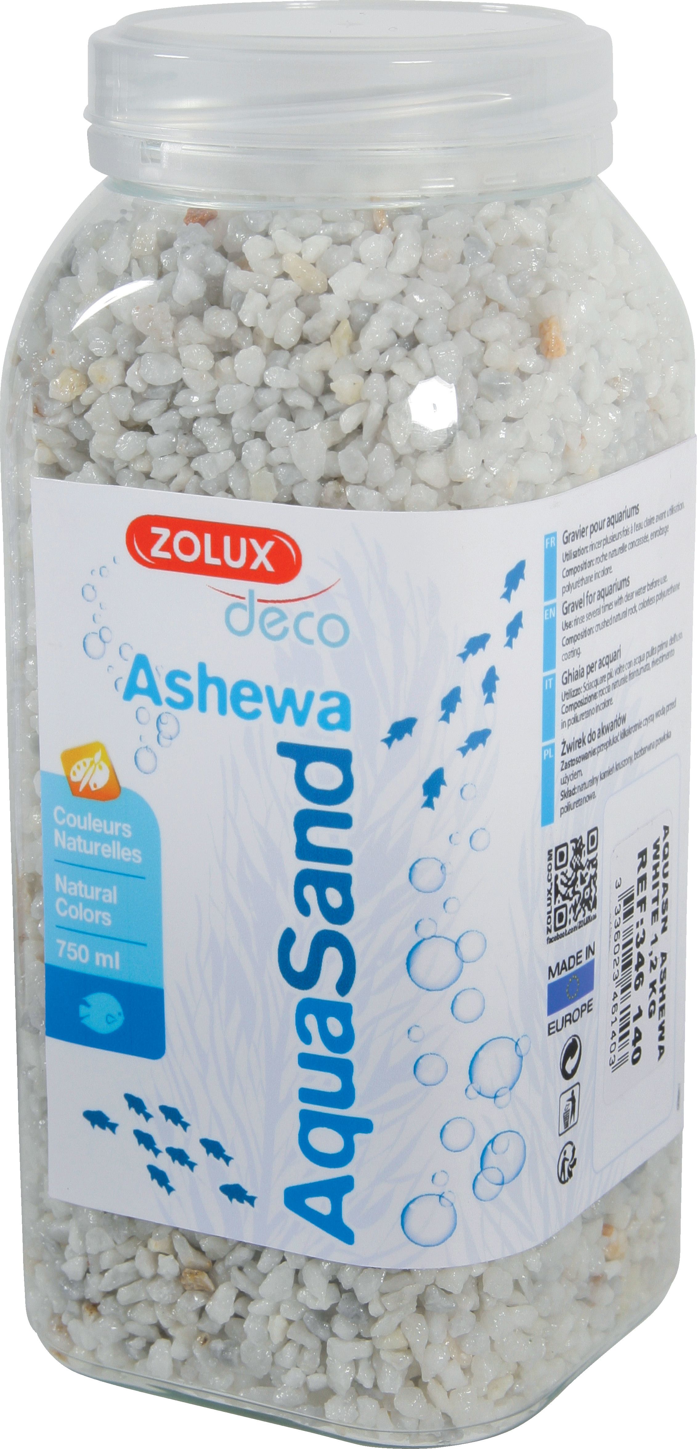 Zolux Aquasand ASHEWA bialy 750 ml 7544640 (3336023461403)