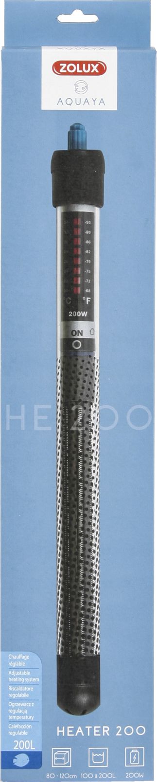 Zolux AQUAYA Heater - grzalka do akw.100-200 l 7244169 (3336023361482)