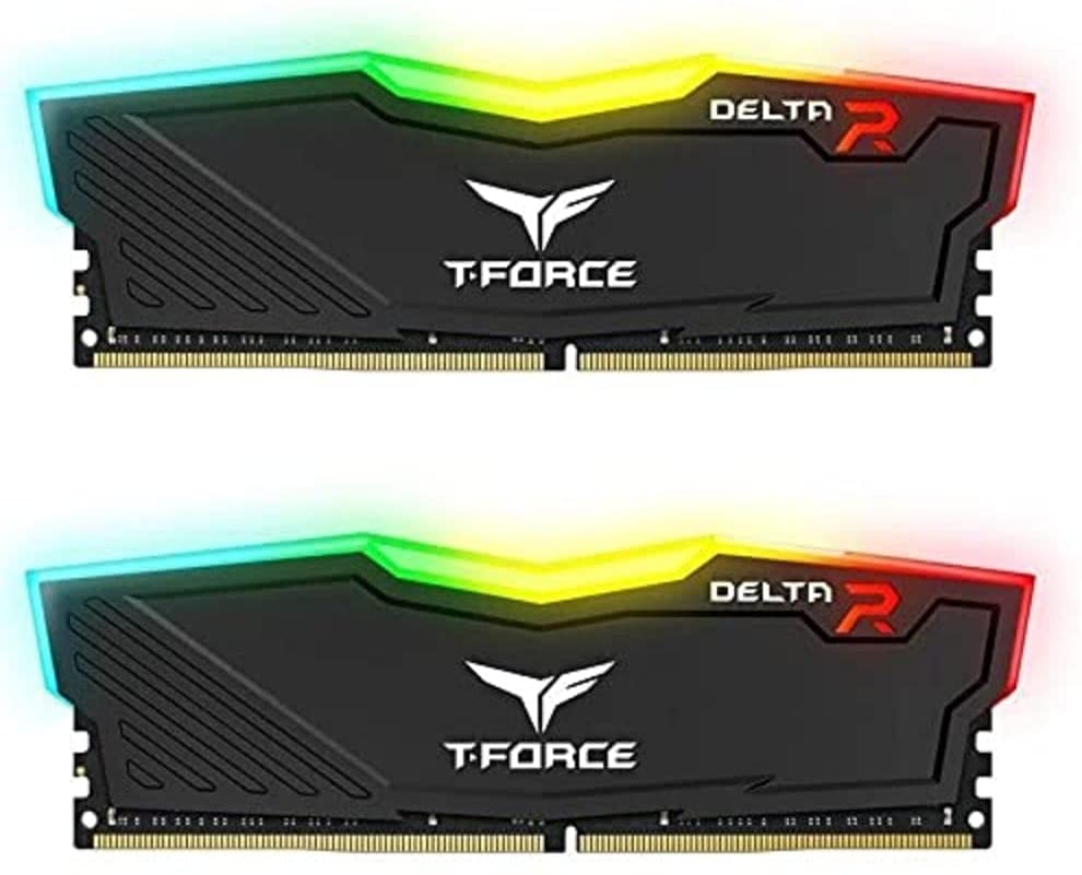 Team Group DDR4 -16GB - 3200 - CL - 16 T-Force Delta black Dual Kit operatīvā atmiņa