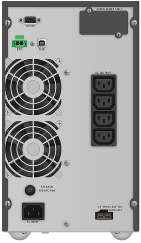 Bluewalker USV Powerwalker VFI 2000 TGB, Online,4x IEC, HI nepārtrauktas barošanas avots UPS