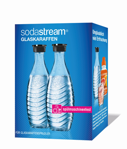 Sodastream 2-pack | Glass bottles | for the Sodastream carbonator