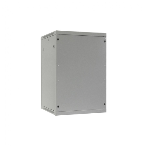 Netrack wall/hanging cabinet 19'',18U/600 mm,glass door,grey,remov. side pan. Serveru aksesuāri