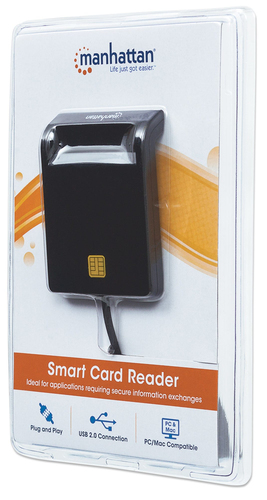 Manhattan Smart Card Reader - USB Contact Reader - External  766623102049 karšu lasītājs