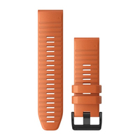 Garmin Acc,fenix 6X 26mm QuickFit  Ember Orange Silicone Band  753759233235