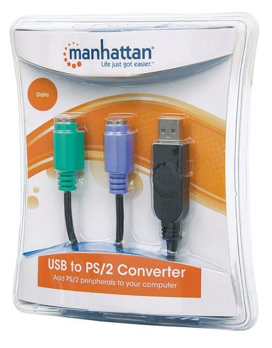 Manhattan Hi-Speed USB 2.0 to PS/2 Converter karte