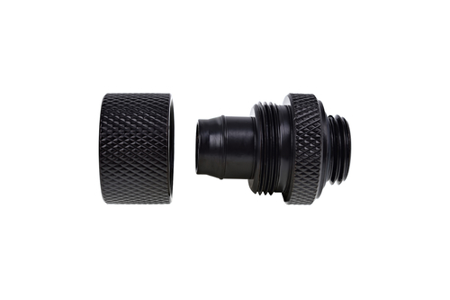 Alphacool Eiszapfen hose fitting 1/4" on 13/10mm, black - 17226 ūdens dzesēšanas sistēmas piederumi