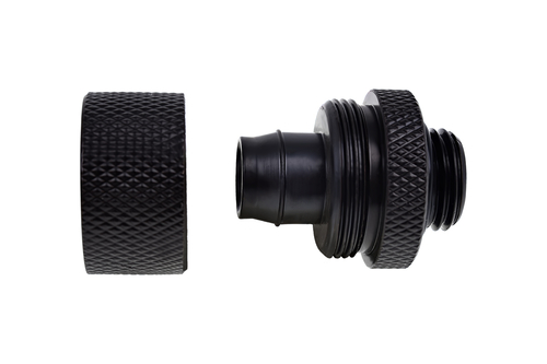 Alphacool Eiszapfen hose fitting 1/4" on 16/10mm, black - 17232 ūdens dzesēšanas sistēmas piederumi