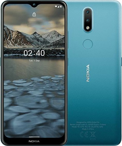 Smartfon Nokia 2.4 2/32GB Dual SIM Niebieski 5946251 Mobilais Telefons