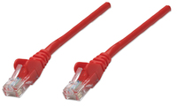 Intellinet cable patch RJ45, kat. 5e UTP, 5m red - 100  copper tīkla kabelis