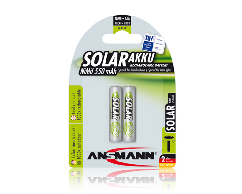 Ansmann Micro Solar 550mAh 2er Blister Baterija