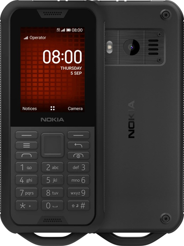 Nokia 800 Tough Black Mobilais Telefons