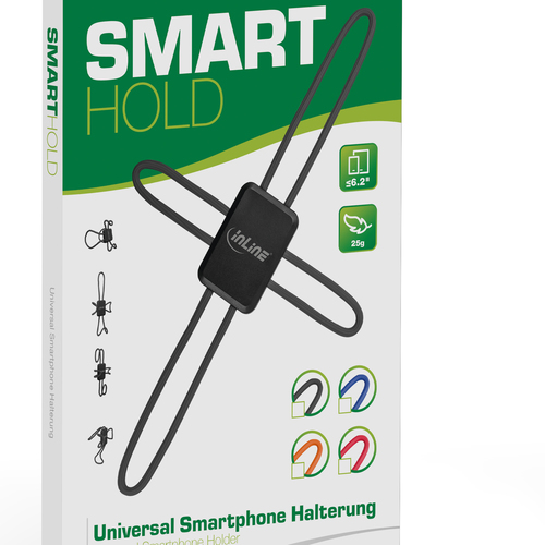 Uchwyt InLine  mocowanie uniwersalne do smartfona (23301S) Mobilo telefonu turētāji