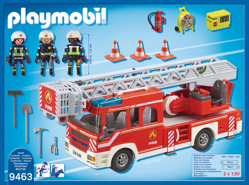 Playmobil City Action Fire truck with ladder (9463) bērnu rotaļlieta