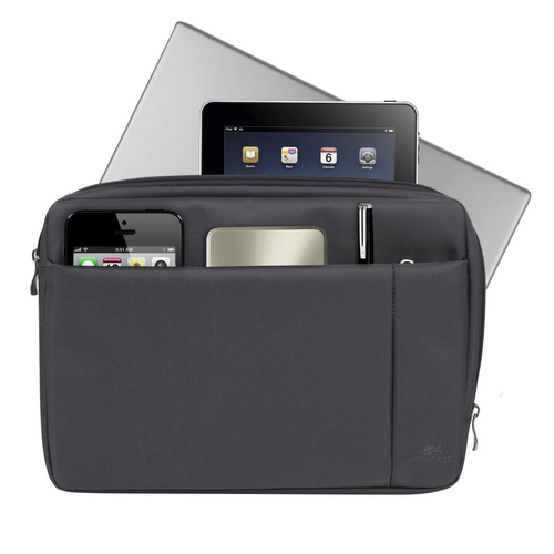 Rivacase 8203 Sleeve 13,3 black Macbook Pro & Air portatīvo datoru soma, apvalks