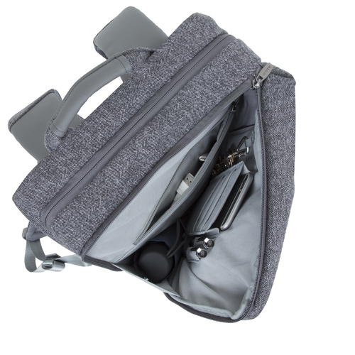 Rivacase 7960 Laptop Sleeve 15.6  grey portatīvo datoru soma, apvalks