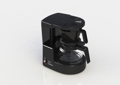 Melitta 1015-02 Aromaboy Filterkaffeemaschine black Kafijas automāts