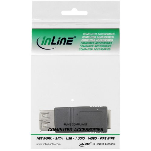 InLine 33300 USB A USB A Beige Kabelschnittstellen-/adapter (33300) adapteris