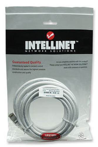 Intellinet Network Cable RJ45, Cat6 UTP, 3m White, 100  copper tīkla kabelis