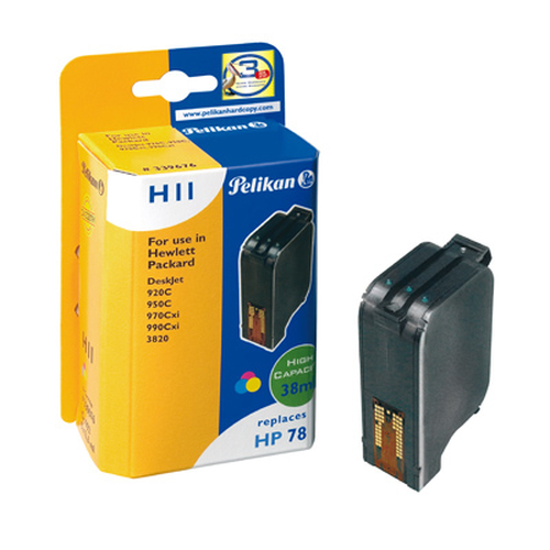 Patrone HP Pelikan H11 C6578A - HP78A comp. Tricolor H11 kārtridžs