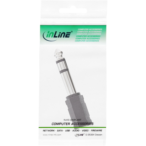 InLine Adapter 6.3mm male - 3.5mm female (99305) adapteris