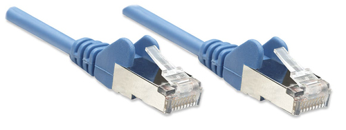 Patchkabel Intellinet RJ45 SF/UTP Cat5e 7.5mHebelschutz blau tīkla kabelis