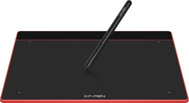 Tablet graficzny XP-Pen Deco Fun L Carmine Red Deco Fun L_R (0654913041249) grafiskā planšete