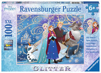 Ravensburger Disney Frozen Glittery Snow 100 pcs XXL puzle, puzzle