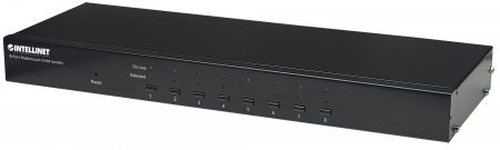 Intellinet KVM switch 8 ports Combo USB + PS/2 rack 19'' OSD KVM komutators