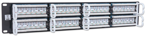 Intellinet patch panel 19'' 48 ports UTP kat. 5e Black Serveru aksesuāri