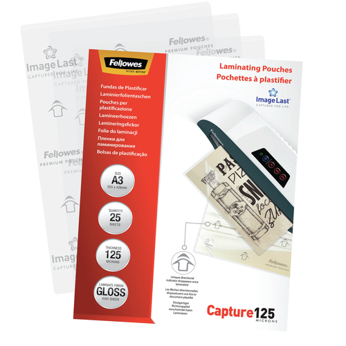 Laminating pouch 125  , 303x426 mm - A3, 25 pcs aksesuārs datorkorpusiem