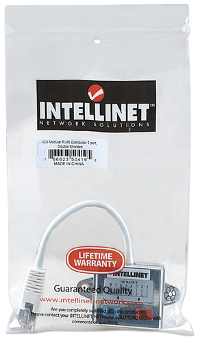 Intellinet 2-Port Modular Distributor RJ45x2 STP datortīklu aksesuārs