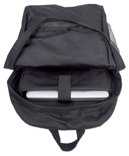 Manhattan Knappack notebook computer backpack up to 15,6'' black portatīvo datoru soma, apvalks