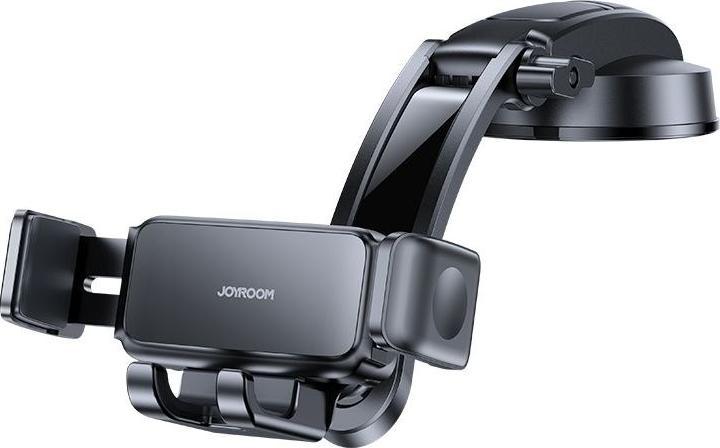 Joyroom Joyroom Uchwyt samochodowy Joyroom JR-ZS283 Dash & Windshield Car Mount Black JYR081BLK (6941237176554) Mobilo telefonu turētāji