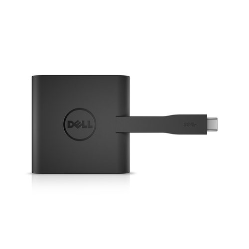 Dell Adapter - USB-C to HDMI/VGA/Ethernet/USB 3.0 DA200 adapteris
