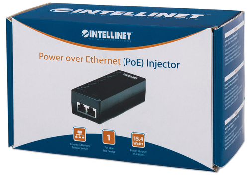 Intellinet PoE Injector IEEE 802.3af class3 1 port datortīklu aksesuārs