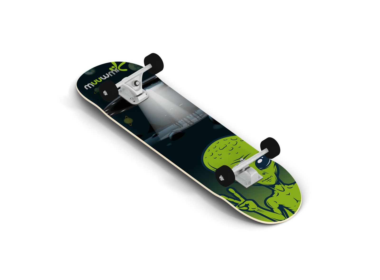 Muuwmi Skateboard skrituļdēlis, ABEC 5, Alien AU 539