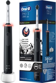 Braun Oral-B toothbrush Pro 3 3000 PureClean black - black white mutes higiēnai