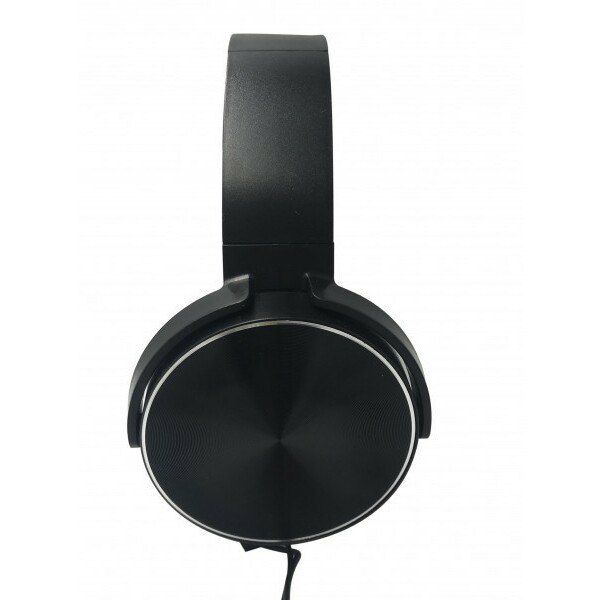 Stereo headphone with mi c Rebeltec Montana Blac austiņas