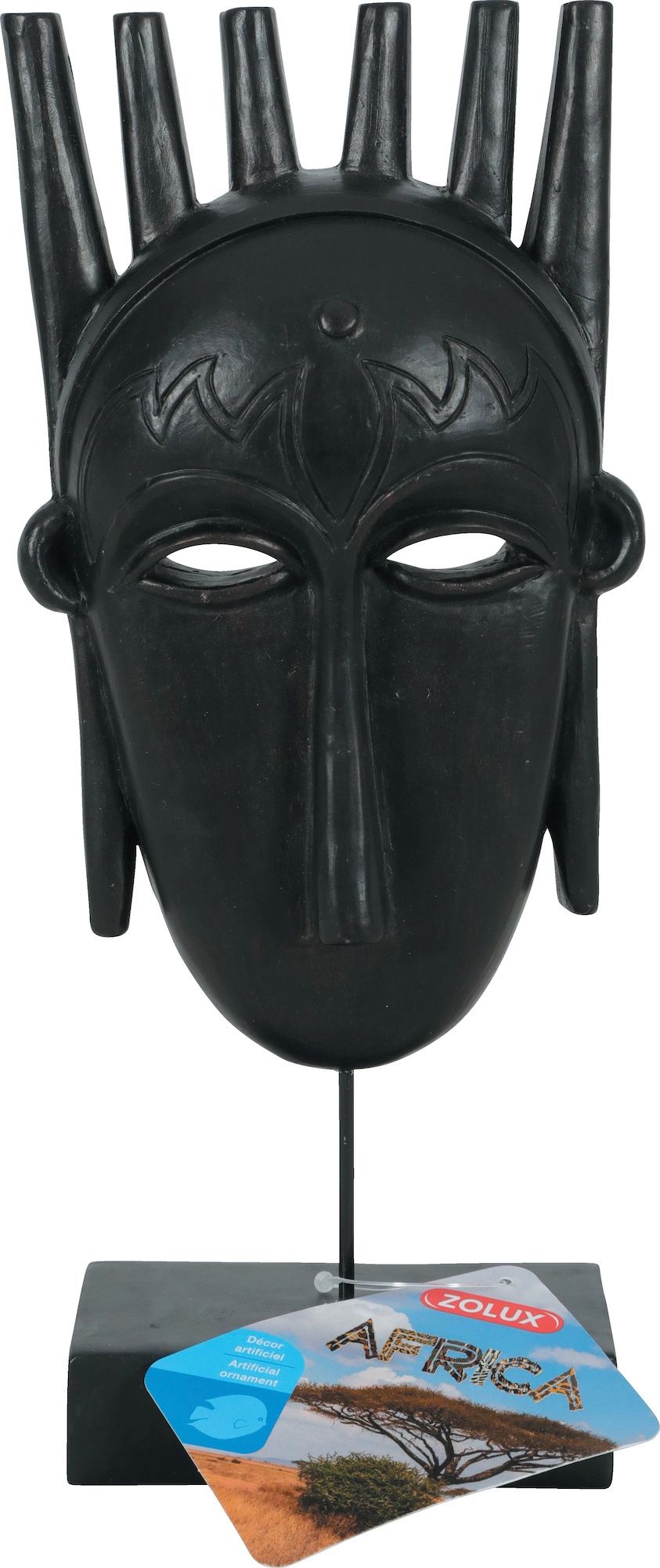Zolux Dekoracja akw. AFRICA maska meska L 9539855 (3336023522128)