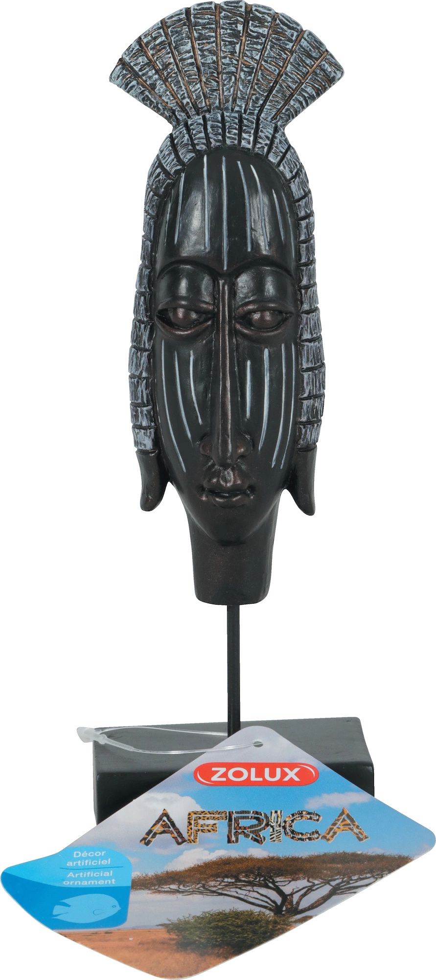 Zolux Dekoracja akw. AFRICA maska zenska M 9539846 (3336023522173)