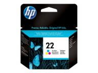 HP 22 Tri-color Inkjet Print Cartridge yellow cartridge (C9352AE 301) kārtridžs