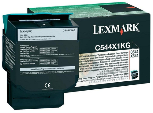 Toner Lexmark black | 6000pgs | C544dn/C544dtn/C544dw/C544n/X544dn/X544dtn/X5... toneris