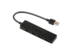 iTEC USB 3.0 SLIM HUB 4 Port passive - Black USB centrmezgli