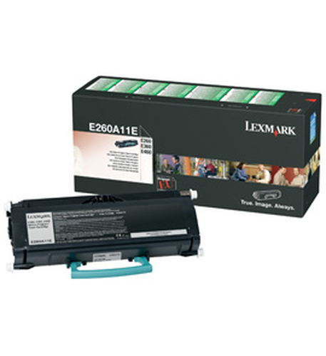 Lexmark E260, E360, E460 Return Programme Toner Cartridge (3 toneris