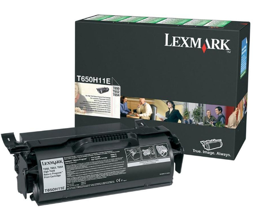 Toner Lexmark black | return | T650dn/T650dtn/T650n/T652dn/T652dtn/T652n/T654... toneris